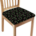 Lights Christmas Pattern Print Chair Cushion Cover