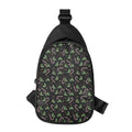 Lights Christmas Pattern Print Sling Bag