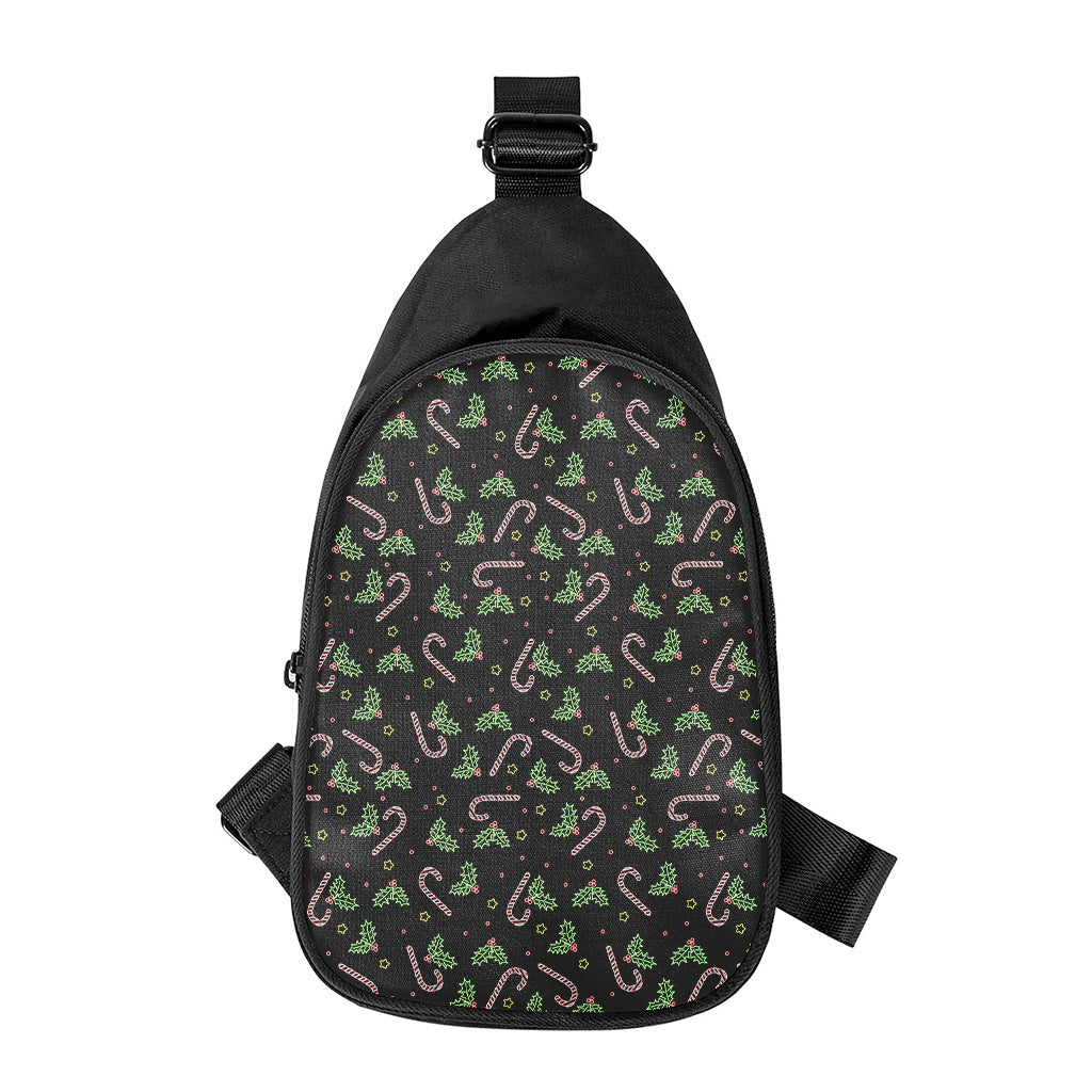 Lights Christmas Pattern Print Chest Bag