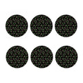 Lights Christmas Pattern Print Coaster Set