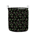 Lights Christmas Pattern Print Collapsible Laundry Basket