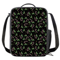 Lights Christmas Pattern Print Crossbody Lunch Bag
