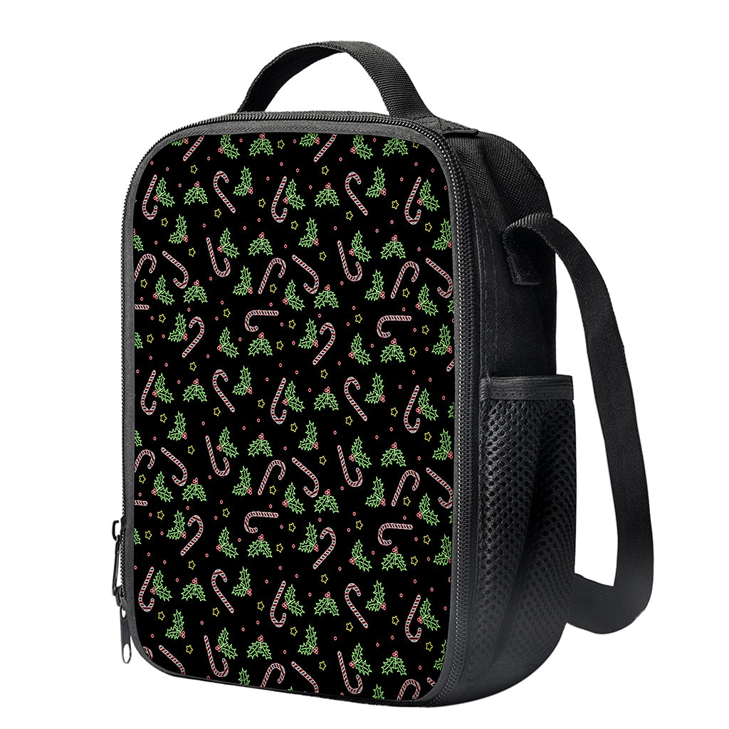 Lights Christmas Pattern Print Crossbody Lunch Bag