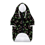 Lights Christmas Pattern Print Dog Zip Up Hoodie
