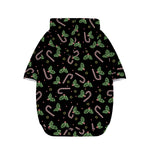 Lights Christmas Pattern Print Dog Zip Up Hoodie