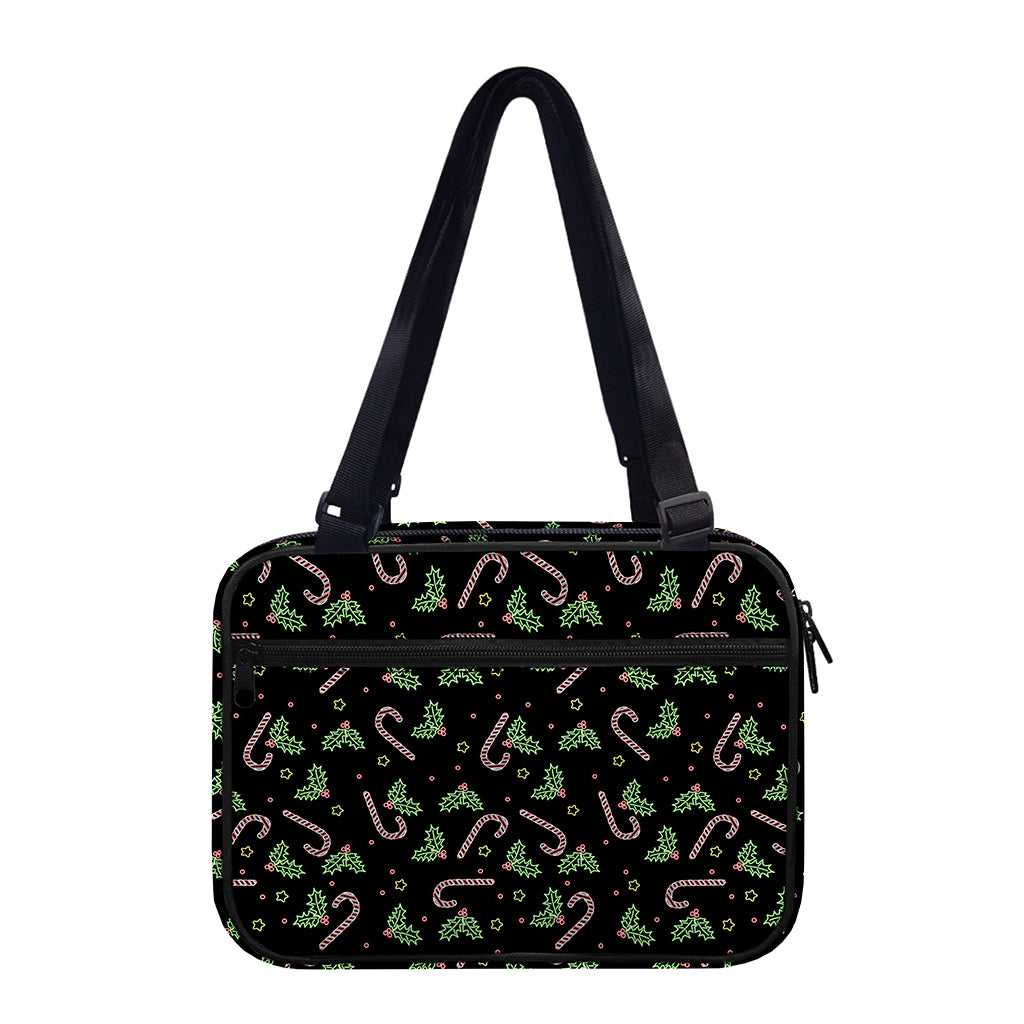 Lights Christmas Pattern Print Double Strap Bible Bag