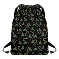 Lights Christmas Pattern Print Drawstring Backpack