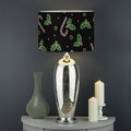 Lights Christmas Pattern Print Drum Lamp Shade