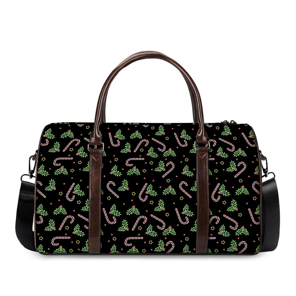 Lights Christmas Pattern Print Duffle Bag