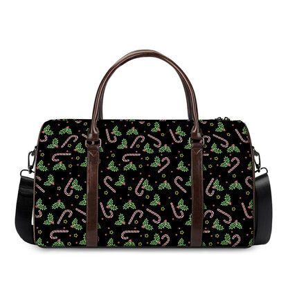 Lights Christmas Pattern Print Duffle Bag