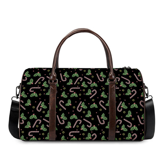 Lights Christmas Pattern Print Duffle Bag