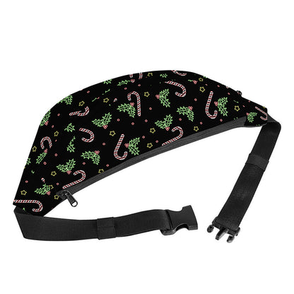 Lights Christmas Pattern Print Fanny Pack