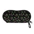 Lights Christmas Pattern Print Glasses Case