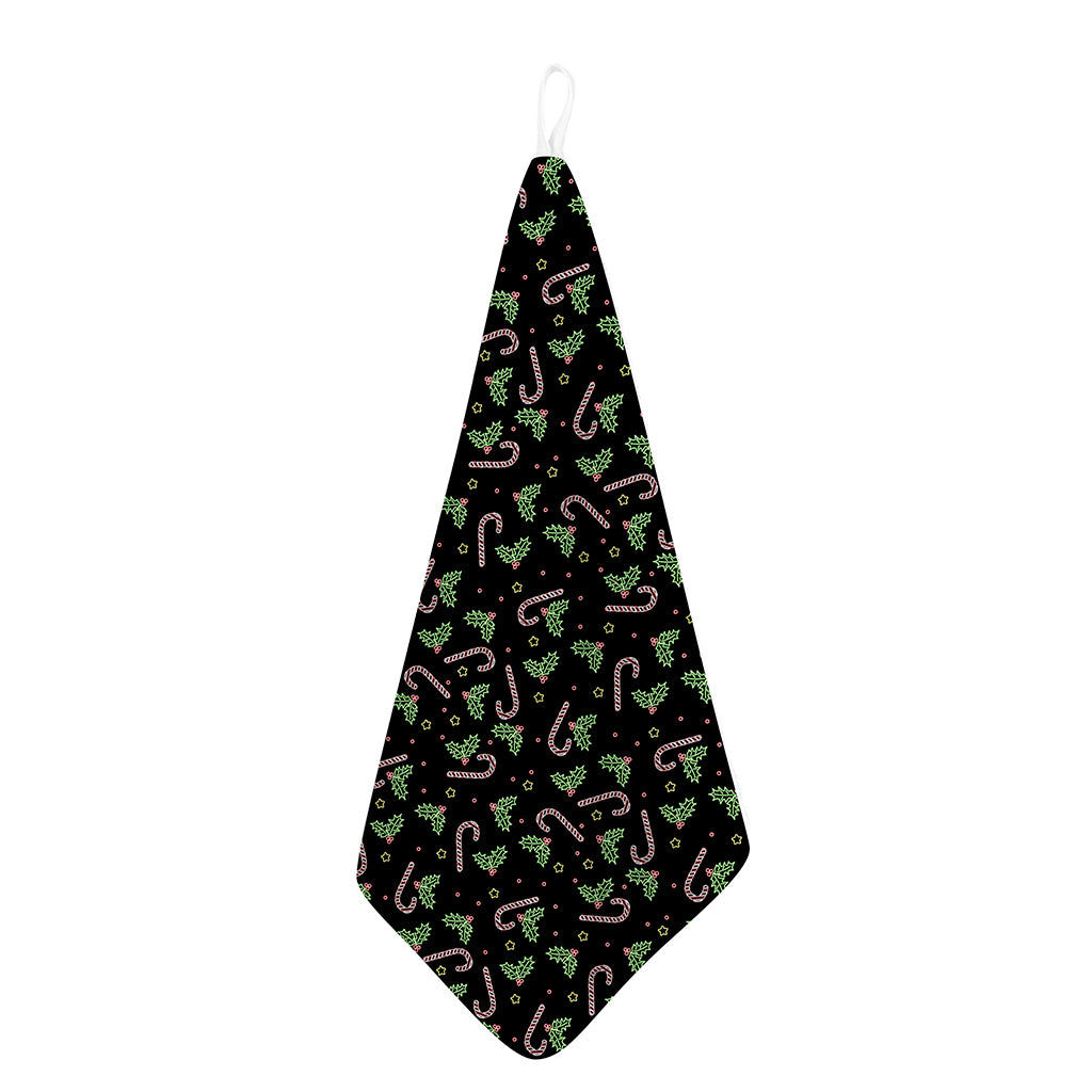 Lights Christmas Pattern Print Hand Towel