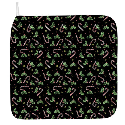 Lights Christmas Pattern Print Hand Towel