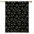 Lights Christmas Pattern Print House Flag