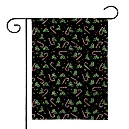 Lights Christmas Pattern Print House Flag
