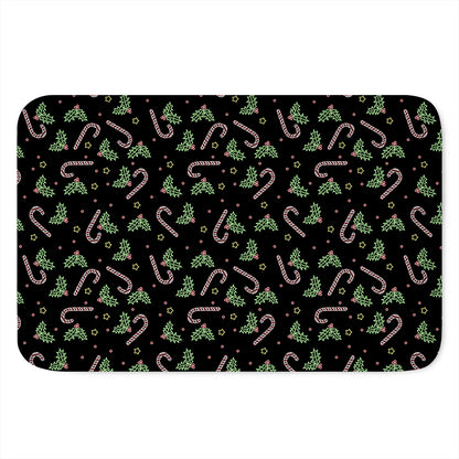 Lights Christmas Pattern Print Indoor Door Mat