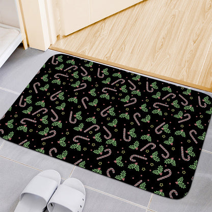 Lights Christmas Pattern Print Indoor Door Mat