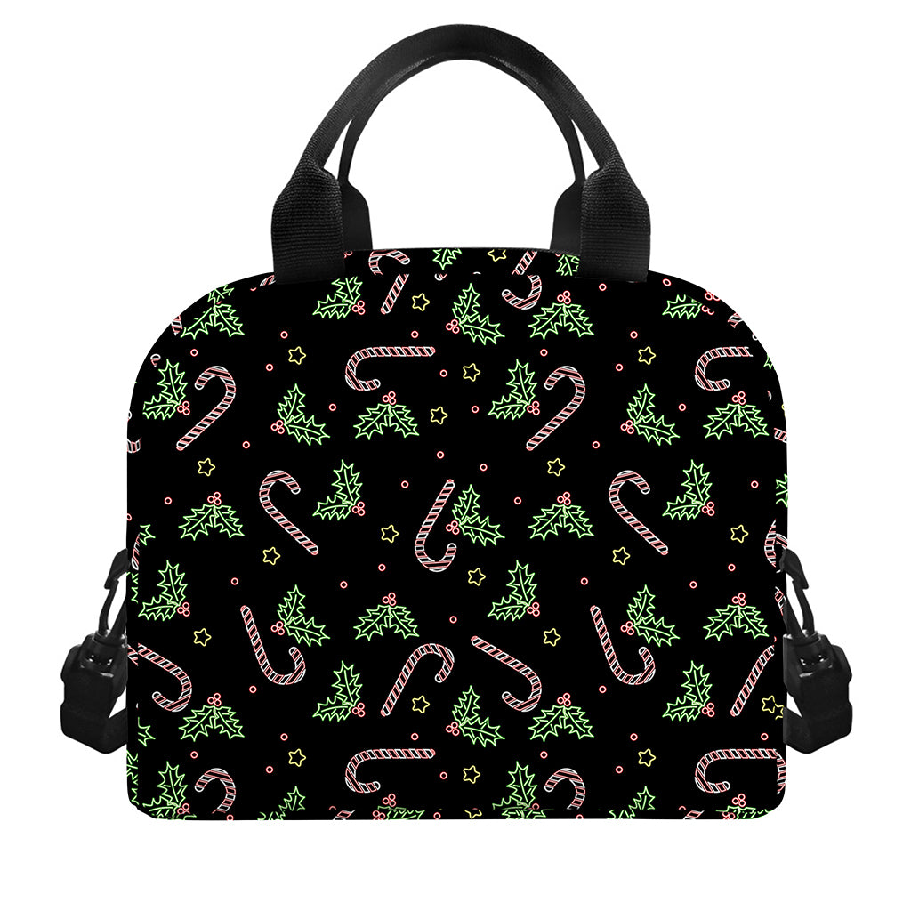 Lights Christmas Pattern Print Insulated Lunch Bag