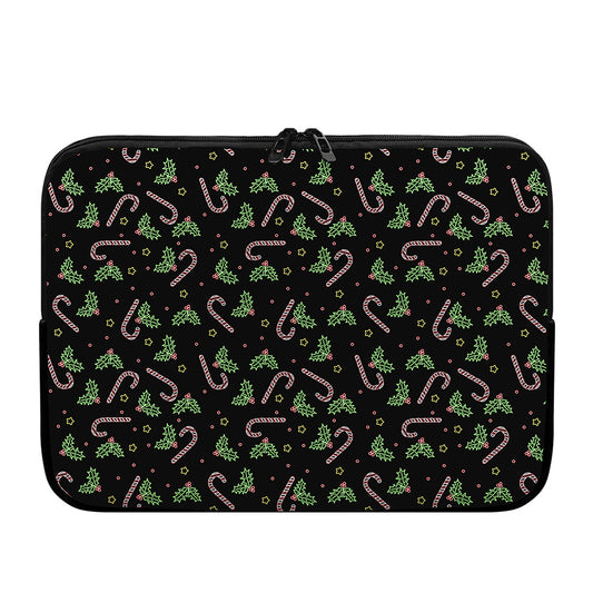 Lights Christmas Pattern Print Laptop Sleeve