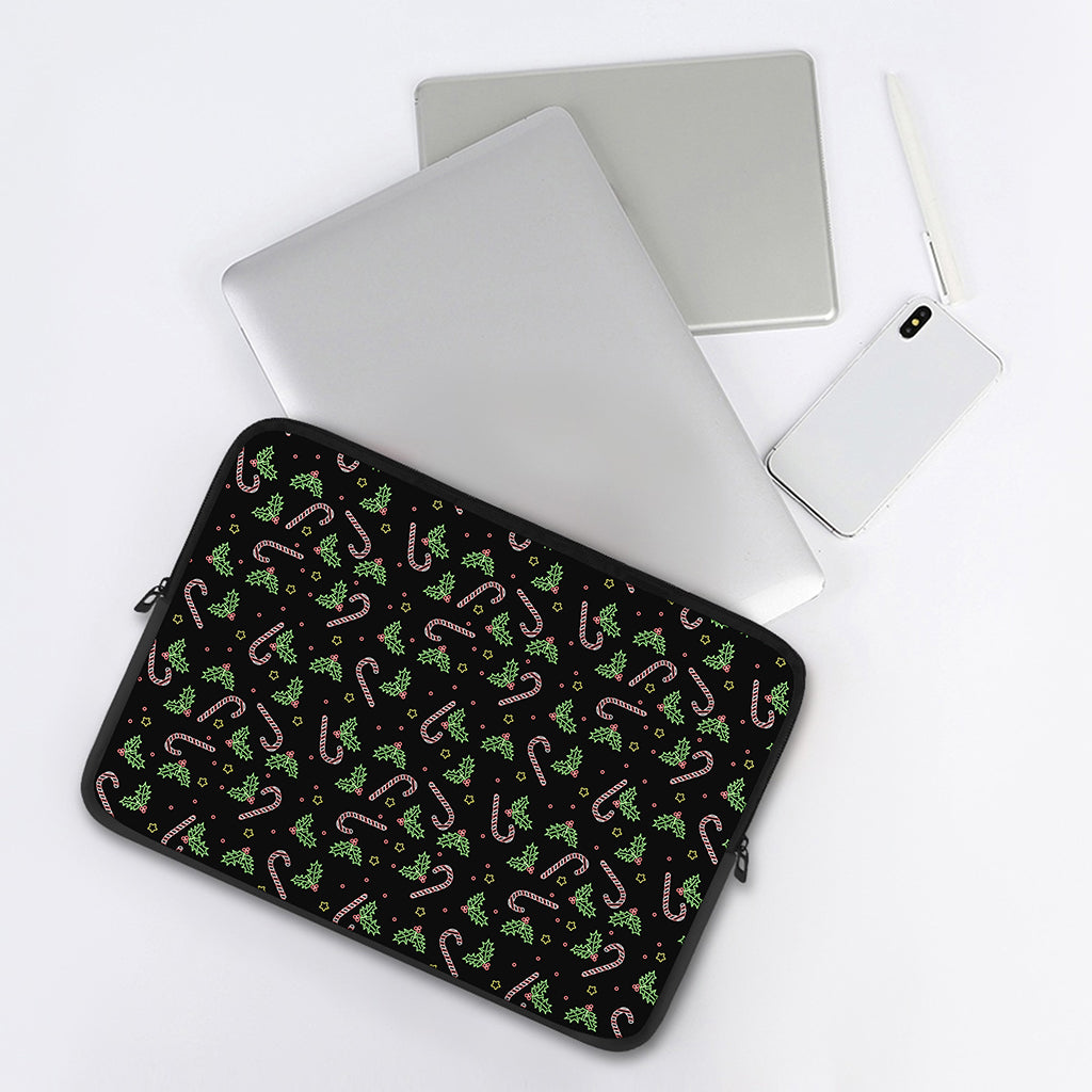 Lights Christmas Pattern Print Laptop Sleeve