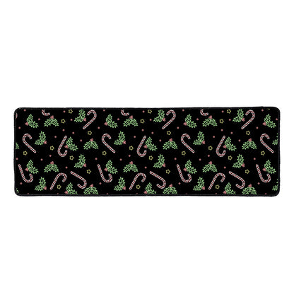 Lights Christmas Pattern Print Long Kitchen Mat