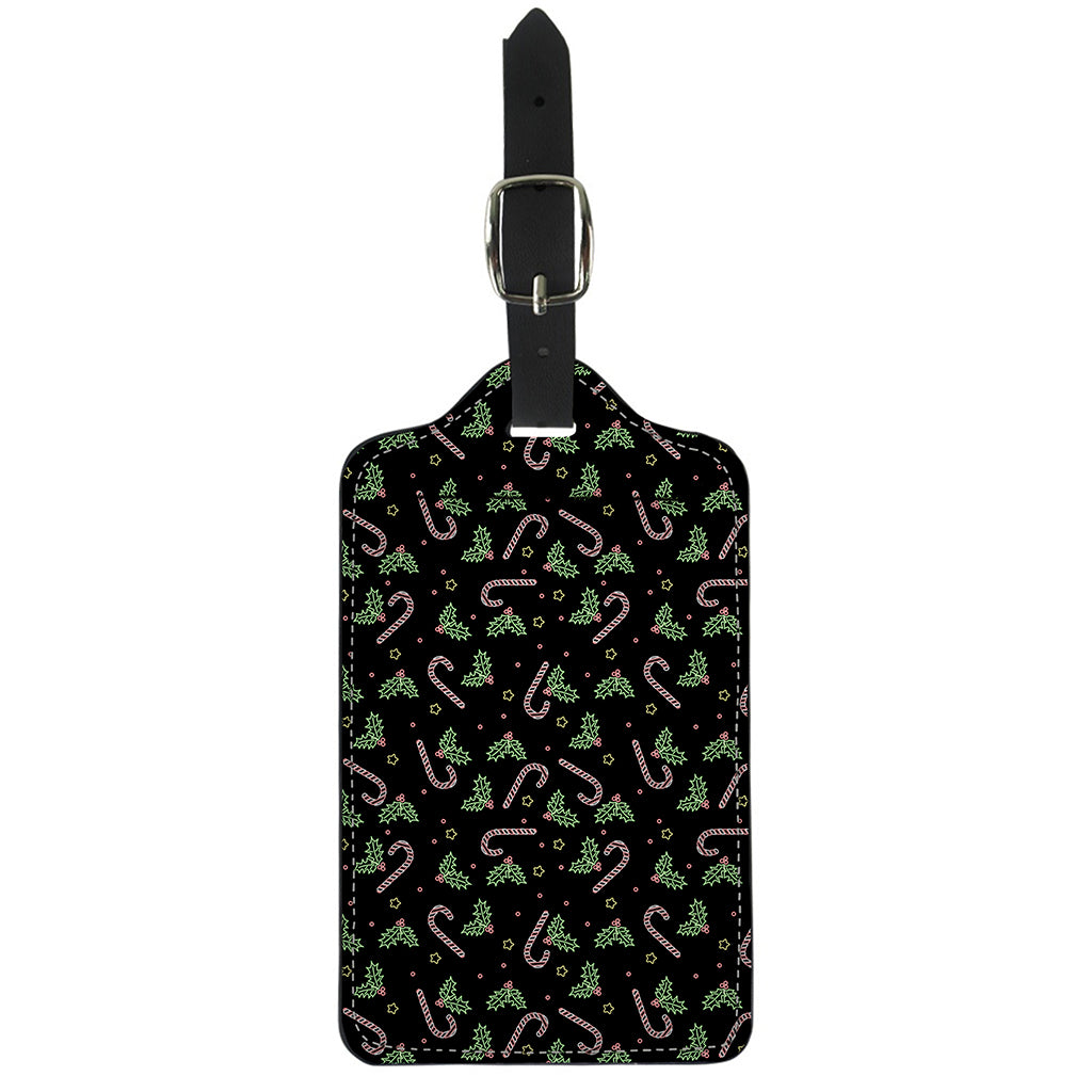 Lights Christmas Pattern Print Luggage Tag