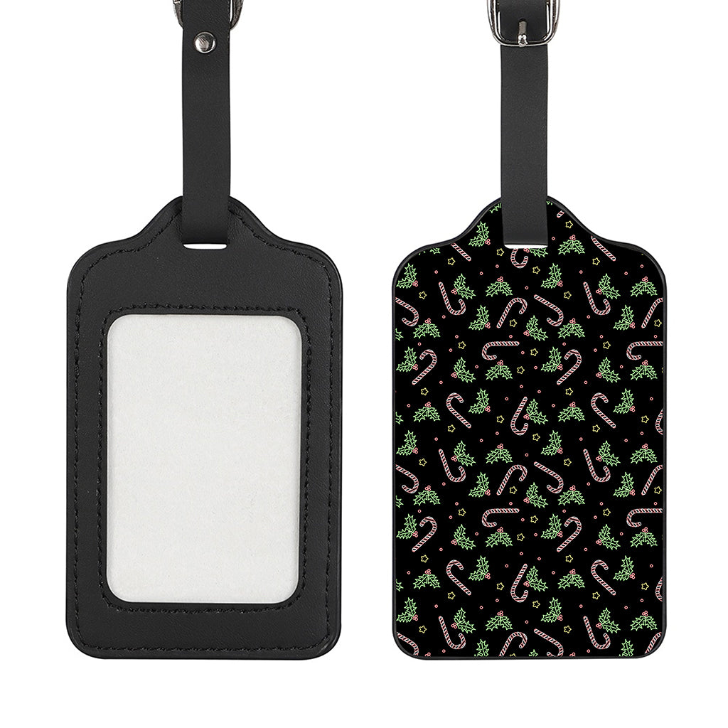 Lights Christmas Pattern Print Luggage Tag