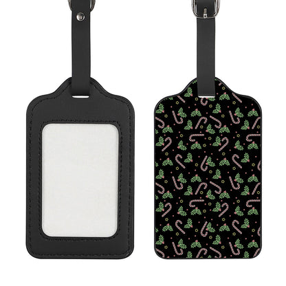 Lights Christmas Pattern Print Luggage Tag
