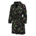 Lights Christmas Pattern Print Men's Bathrobe