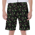 Lights Christmas Pattern Print Men's Beach Shorts