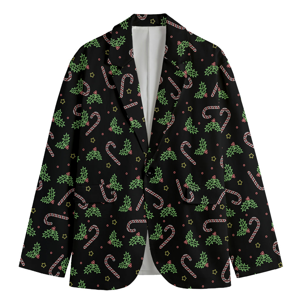 Lights Christmas Pattern Print Men's Blazer
