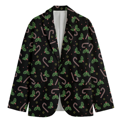 Lights Christmas Pattern Print Men's Blazer