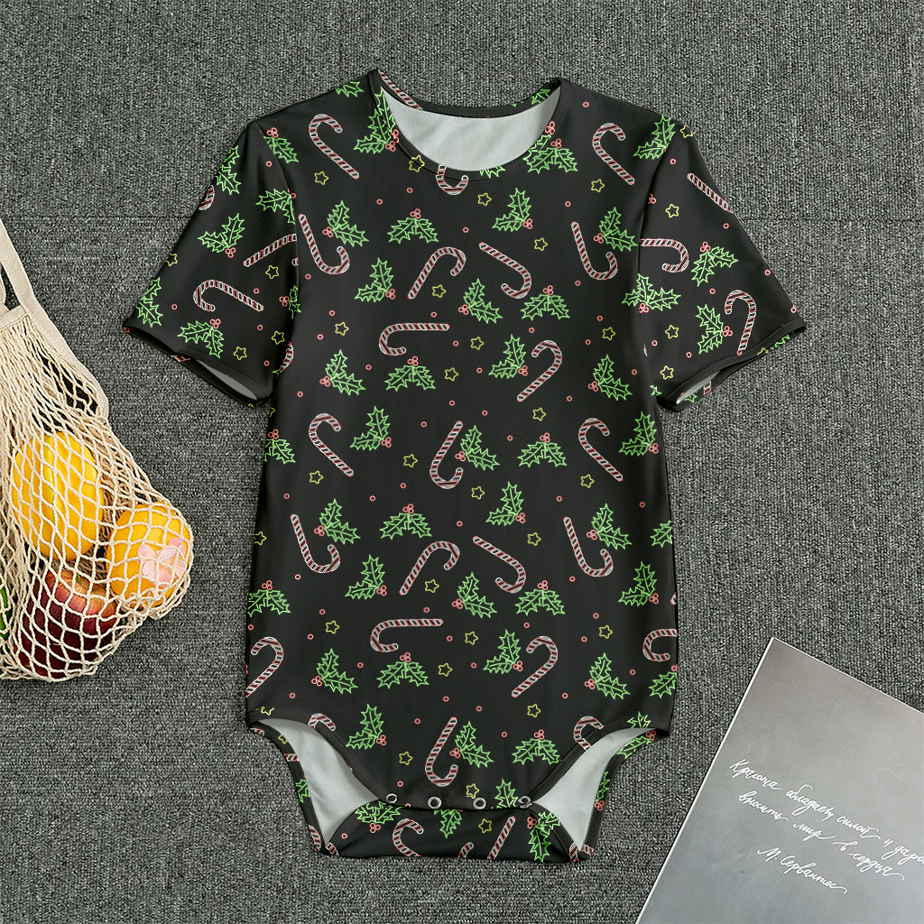 Lights Christmas Pattern Print Men's Bodysuit