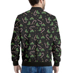 Lights Christmas Pattern Print Men's Bomber Jacket