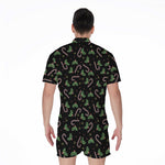 Lights Christmas Pattern Print Men's Rompers