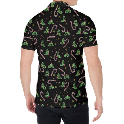 Lights Christmas Pattern Print Men's Shirt