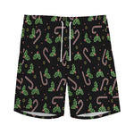 Lights Christmas Pattern Print Men's Sports Shorts