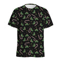 Lights Christmas Pattern Print Men's Athletic T-Shirt