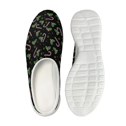 Lights Christmas Pattern Print Mesh Casual Shoes