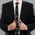 Lights Christmas Pattern Print Necktie