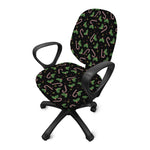 Lights Christmas Pattern Print Office Chair Cover