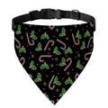 Lights Christmas Pattern Print Over The Collar Dog Bandana