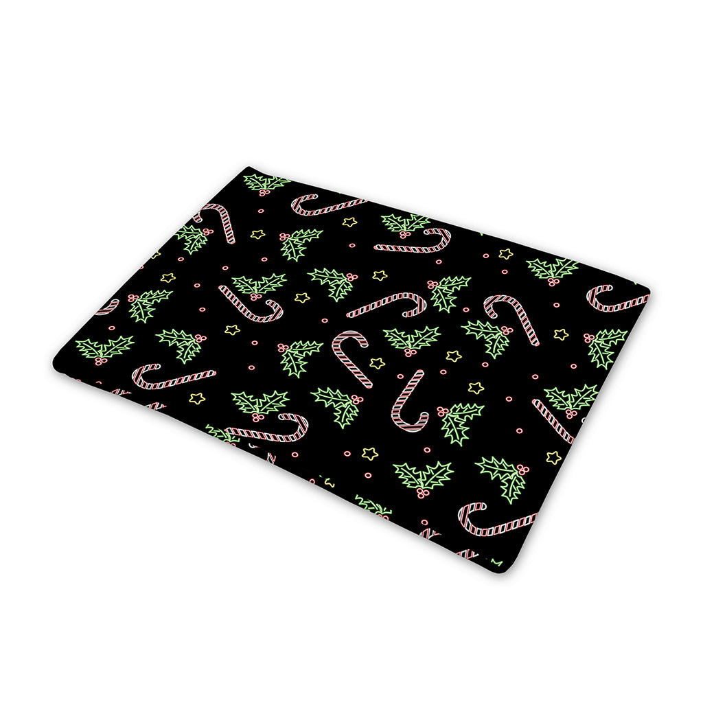 Lights Christmas Pattern Print Pet Cooling Mat Cover