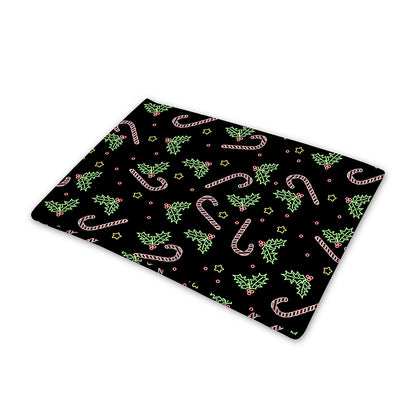 Lights Christmas Pattern Print Pet Cooling Mat Cover