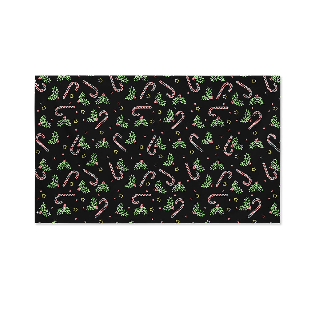 Lights Christmas Pattern Print Polyester Flag