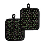 Lights Christmas Pattern Print Pot Holders