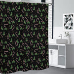 Lights Christmas Pattern Print Premium Shower Curtain