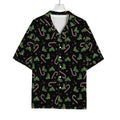 Lights Christmas Pattern Print Rayon Hawaiian Shirt